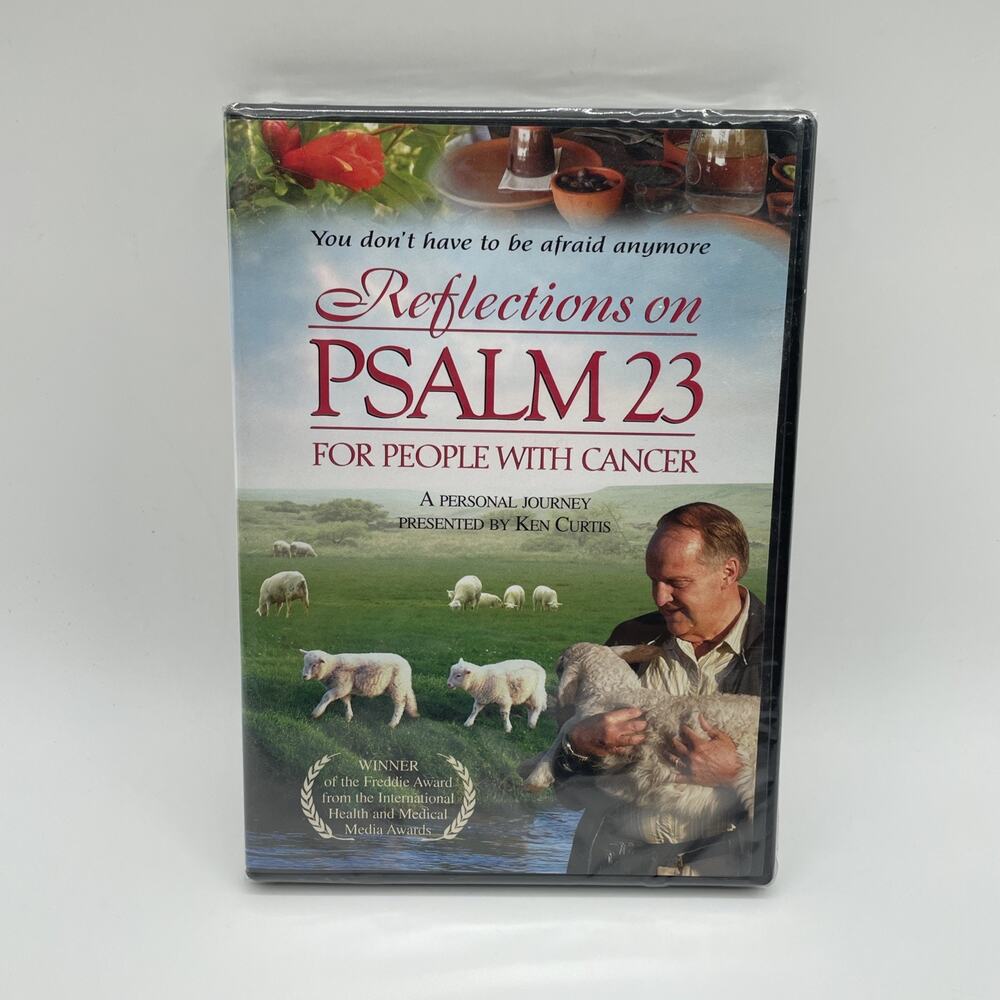 REFLECTIONS ON PSALM 23 FOR PEOPLE WITH CANCER - Ken Curtis DVD NEW/SEALED